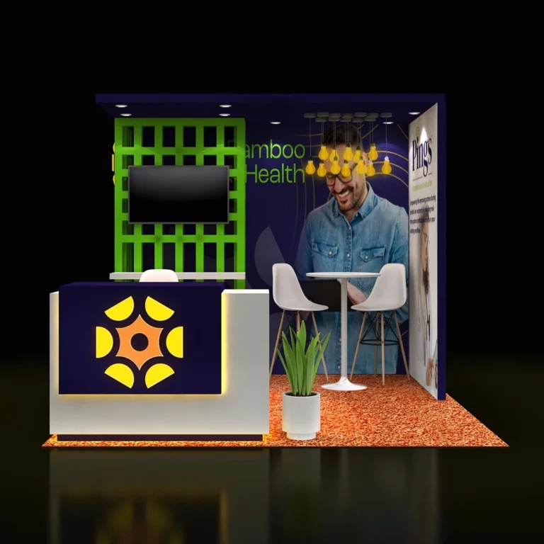 PE1010 108 — 10x10 trade show booth rental by Pure Exhibits