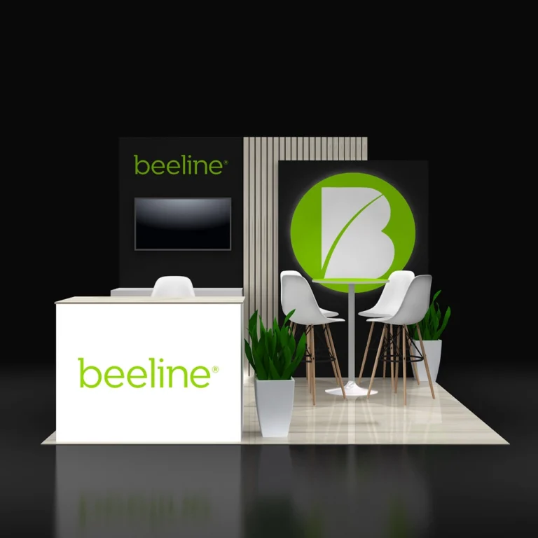 PE1010 111 — 10x10 trade show booth rental by Pure Exhibits