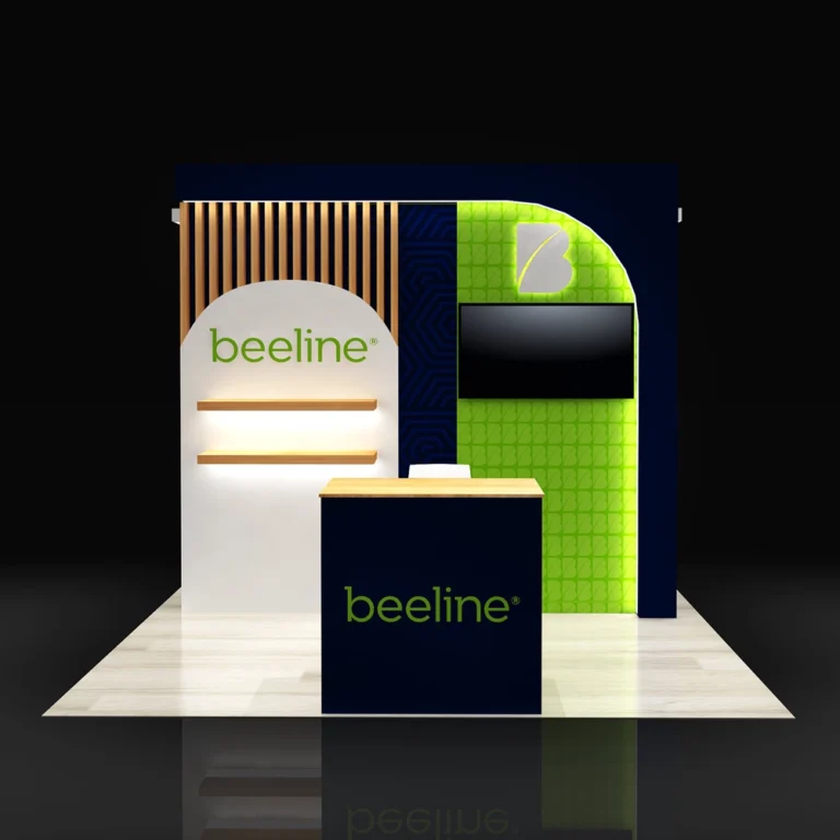 PE1010 110 — 10x10 trade show booth rental by Pure Exhibits