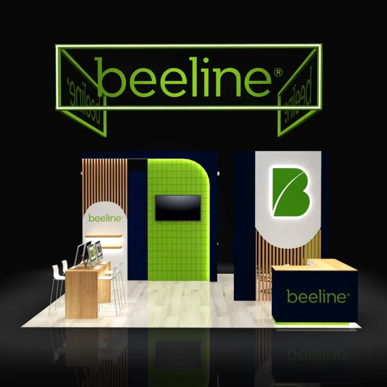 PE2020 310 — 20x20 trade show booth rental by Pure Exhibits
