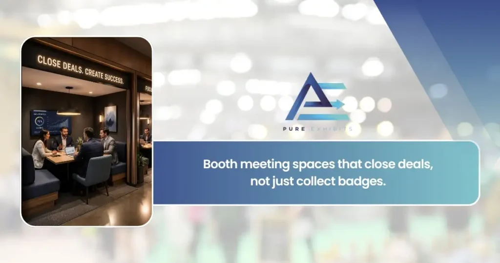 Meeting Spaces Inside Your Trade Show Booth: Rooms, Lounges and Huddle Pods That Get Used | Pure Exhibits