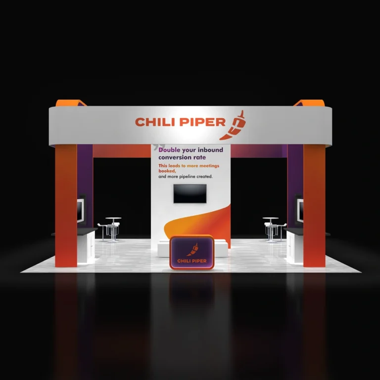PE3030 266 — 30x30 trade show booth rental by Pure Exhibits