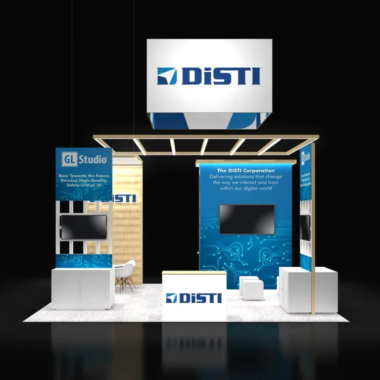 PE2020 313 — 20x20 trade show booth rental by Pure Exhibits