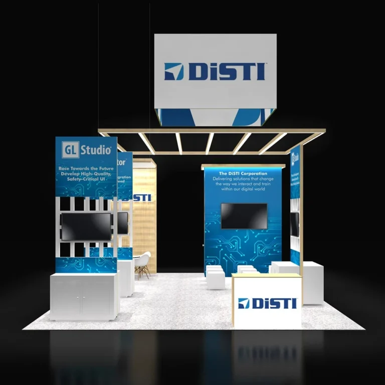 PE2030 282 — 20x30 trade show booth rental by Pure Exhibits