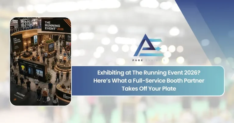 Exhibiting at The Running Event 2026? Here’s What a Full-Service Booth Partner Takes Off Your Plate