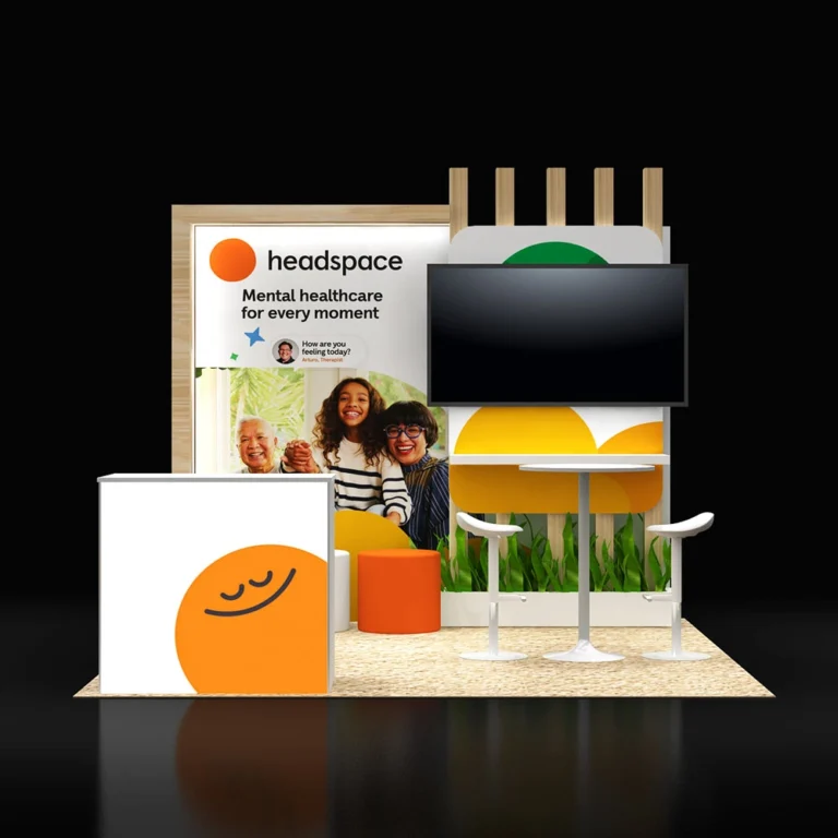 PE1010 118 — 10x10 trade show booth rental by Pure Exhibits