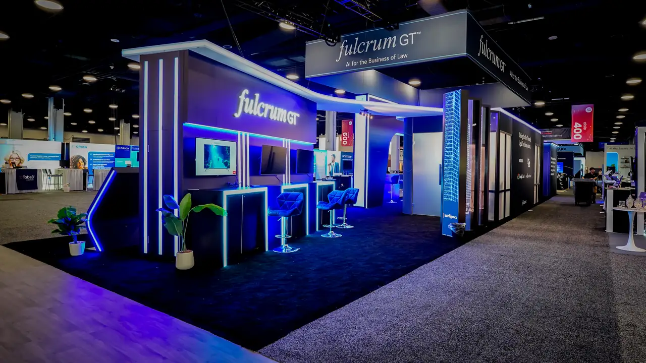 Fulcrum GT 20×80 trade show exhibit at ILTACON 2026, Nashville