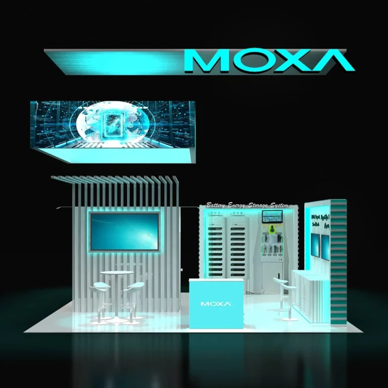 PE2020 316 — 20x20 trade show booth rental by Pure Exhibits
