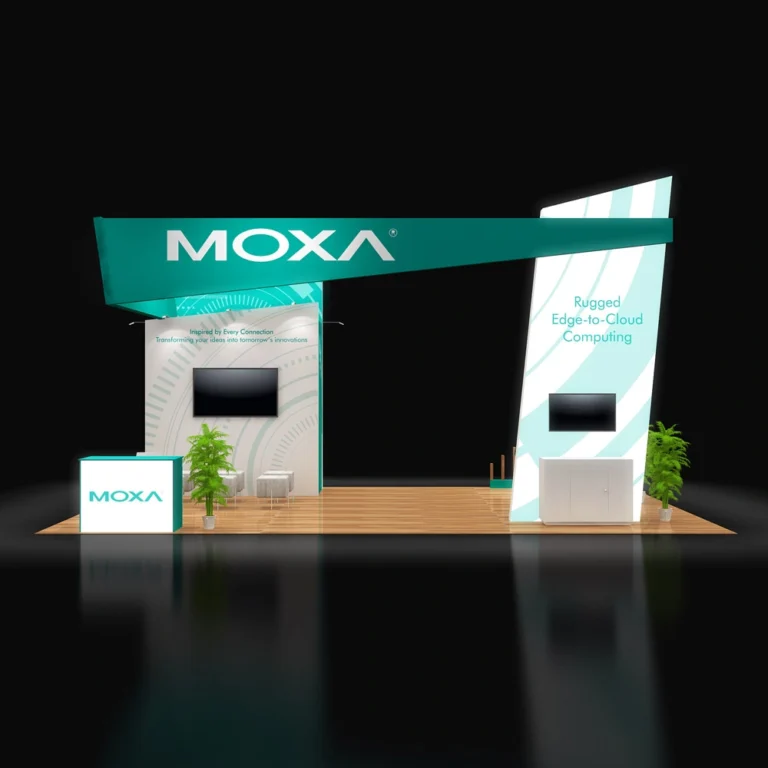 PE2030 286 — 20x30 trade show booth rental by Pure Exhibits