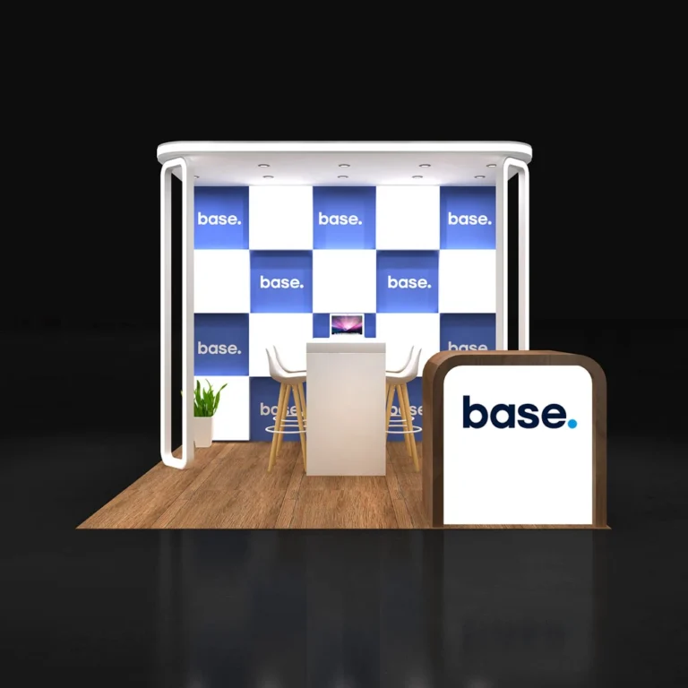 PE1010 132 — 10x10 trade show booth rental by Pure Exhibits