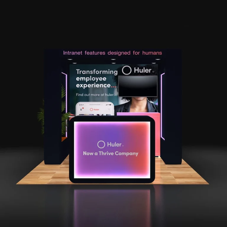 PE1010 133 — 10x10 trade show booth rental by Pure Exhibits
