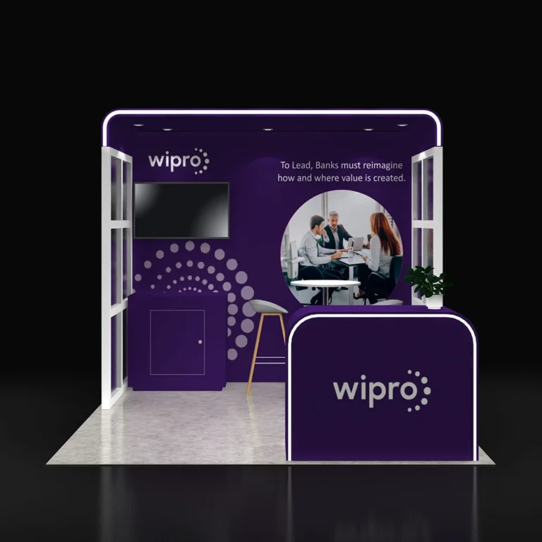 PE1010 137 — 10x10 trade show booth rental by Pure Exhibits