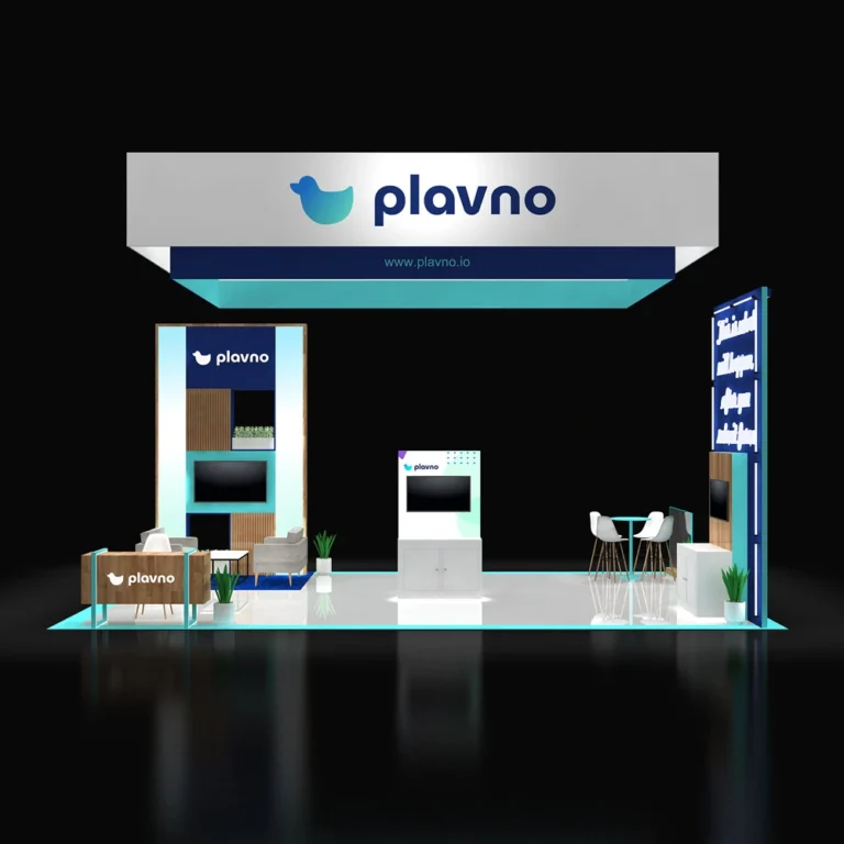 PE2030 288 — 20x30 trade show booth rental by Pure Exhibits