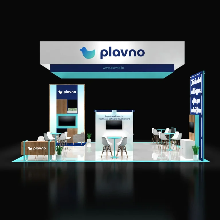 PE3030 272 — 30x30 trade show booth rental by Pure Exhibits