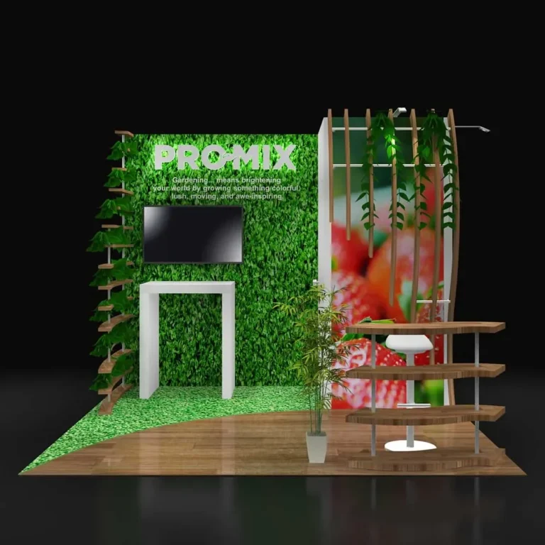 PE1010 121 — 10x10 trade show booth rental by Pure Exhibits