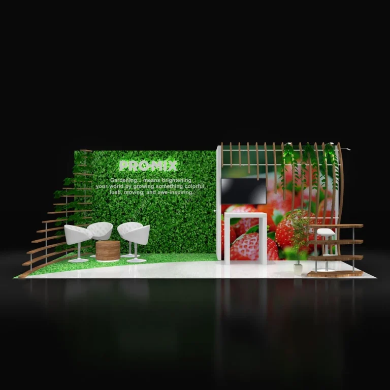 PE1020 142 — 10x20 trade show booth rental by Pure Exhibits