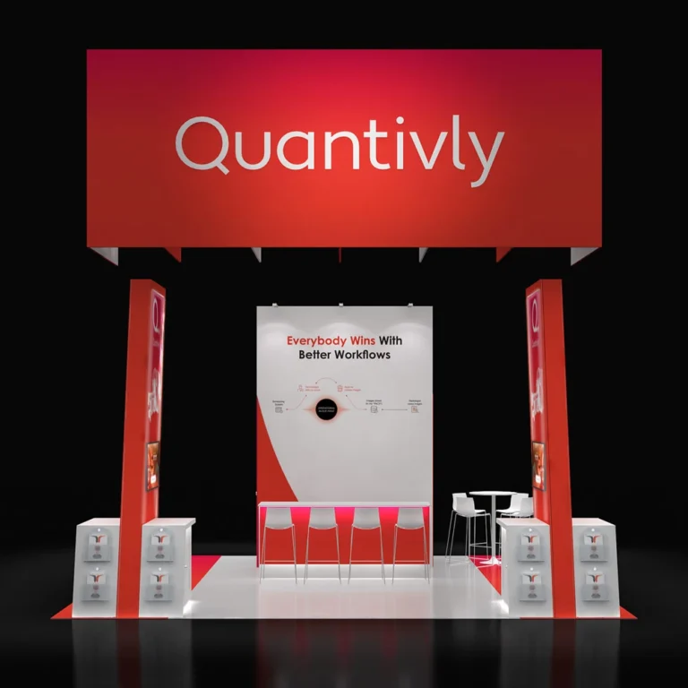 PE2020 318 — 20x20 trade show booth rental by Pure Exhibits