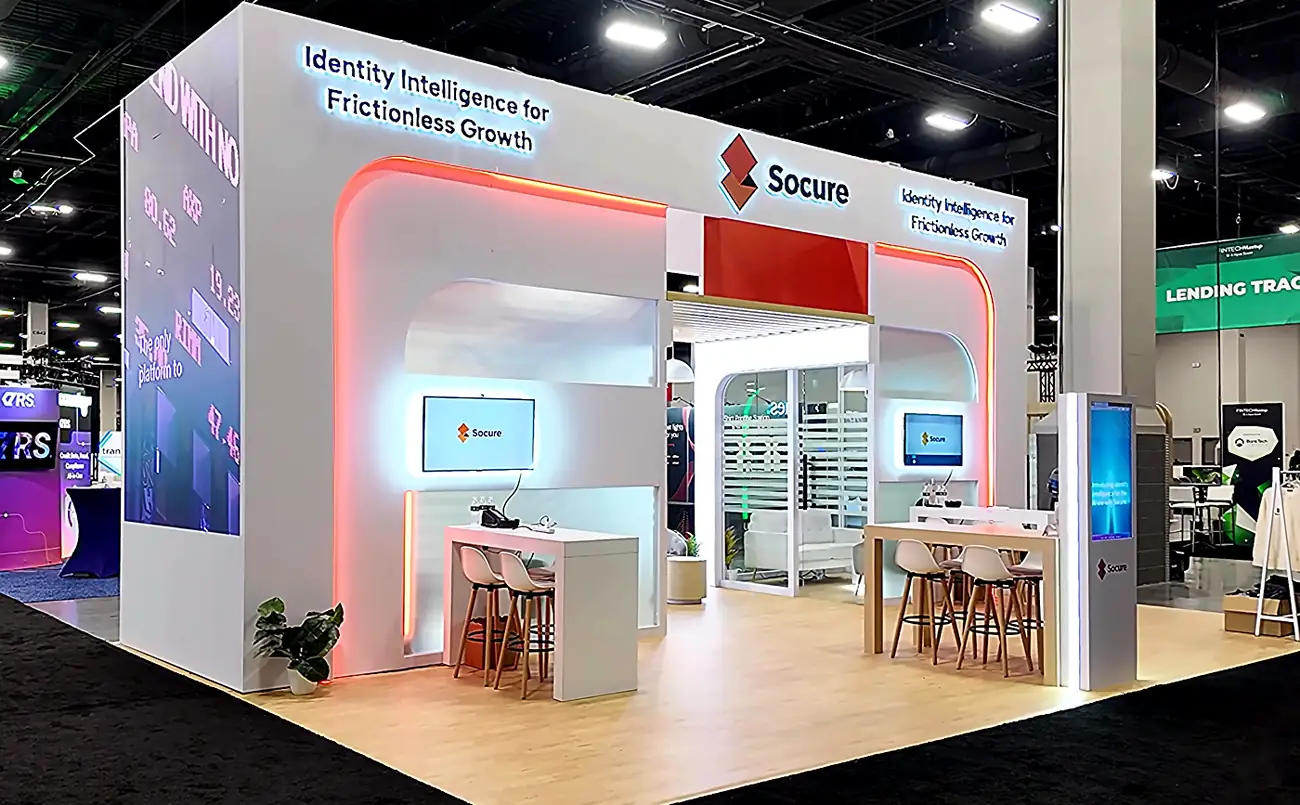 Socure trade show booth case study — Fintech Meetup 2026
