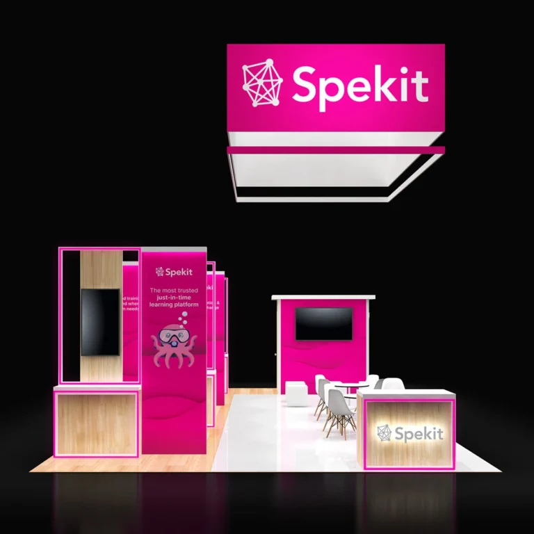PE2040 230 — 20x40 trade show booth rental by Pure Exhibits