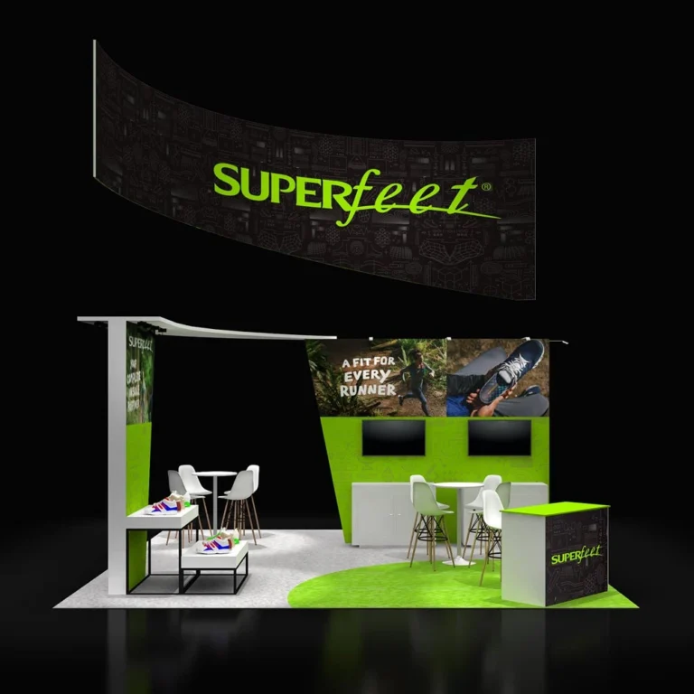 PE2020 320 — 20x20 trade show booth rental by Pure Exhibits