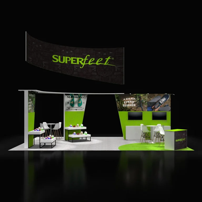 PE2030 291 — 20x30 trade show booth rental by Pure Exhibits