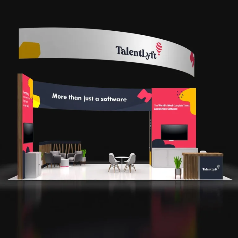 PE2030 292 — 20x30 trade show booth rental by Pure Exhibits