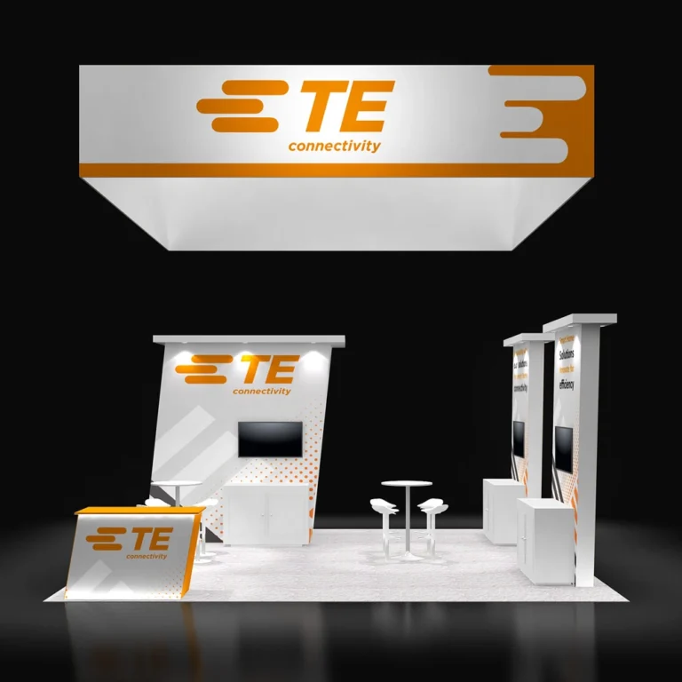 PE2020 323 — 20x20 trade show booth rental by Pure Exhibits