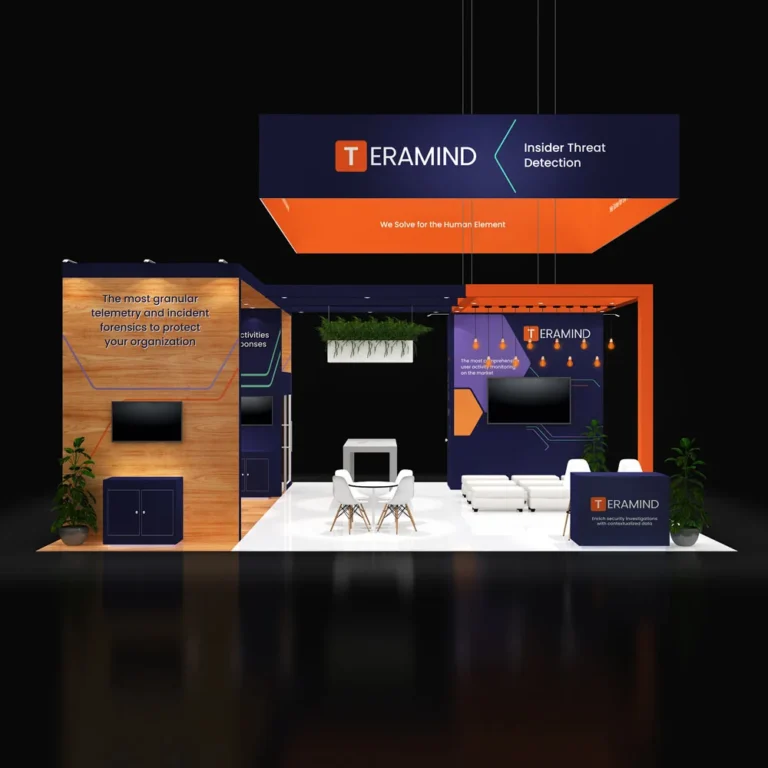 PE3030 278 — 30x30 trade show booth rental by Pure Exhibits