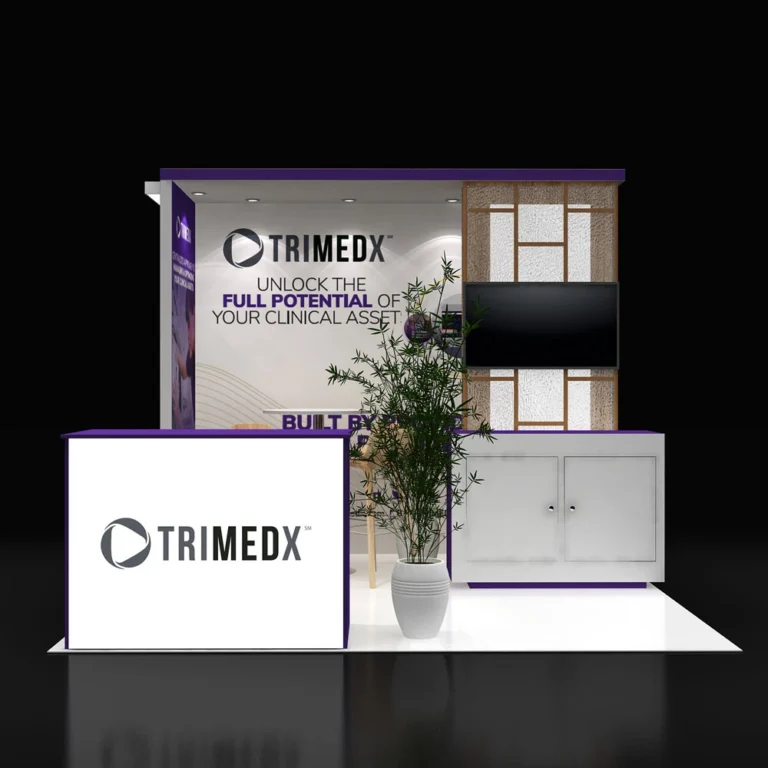 PE1010 126 — 10x10 trade show booth rental by Pure Exhibits