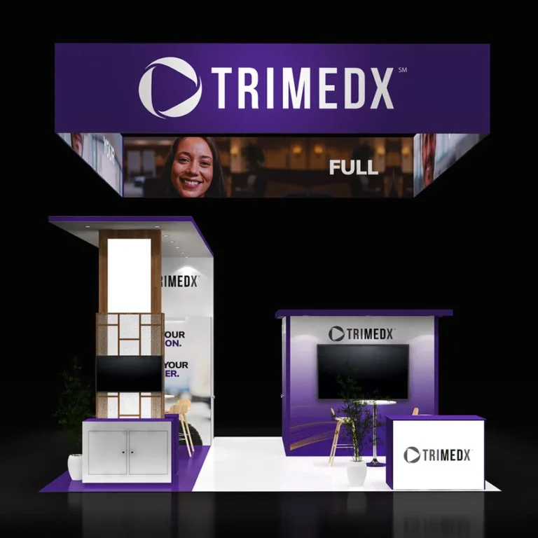 PE2020 325 — 20x20 trade show booth rental by Pure Exhibits