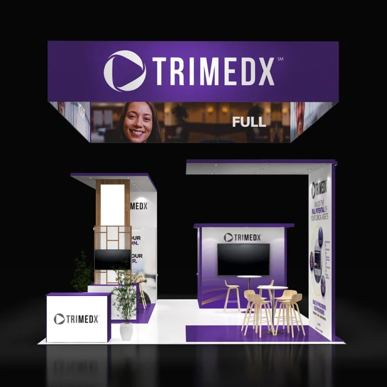 PE2030 295 — 20x30 trade show booth rental by Pure Exhibits