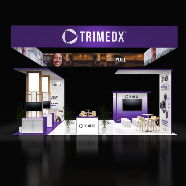PE3030 279 — 30x30 trade show booth rental by Pure Exhibits