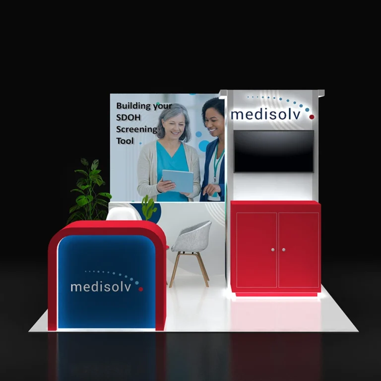 PE1010 140 — 10x10 trade show booth rental by Pure Exhibits