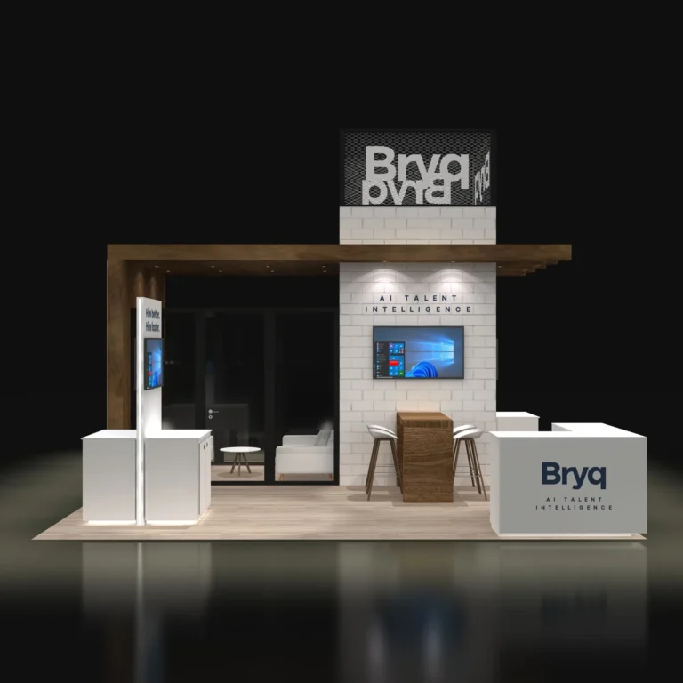 PE2020 341 — 20x20 trade show booth rental by Pure Exhibits
