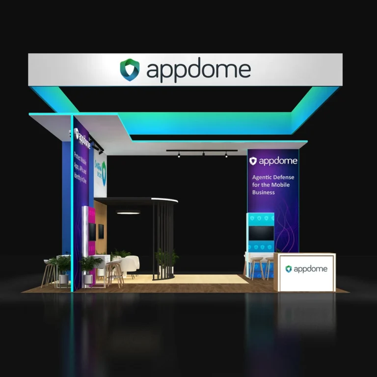 PE2030 311 — 20x30 trade show booth rental by Pure Exhibits